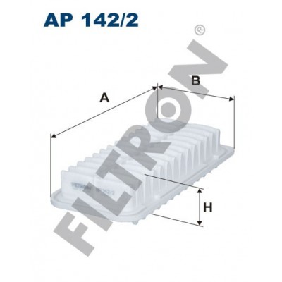 Filtro de Aire Filtron AP142/2 Daihatsu Charade II, Subaru Trezia, Toyota Verso-S, Yaris II, Yaris III, Yaris/Yaris Verso