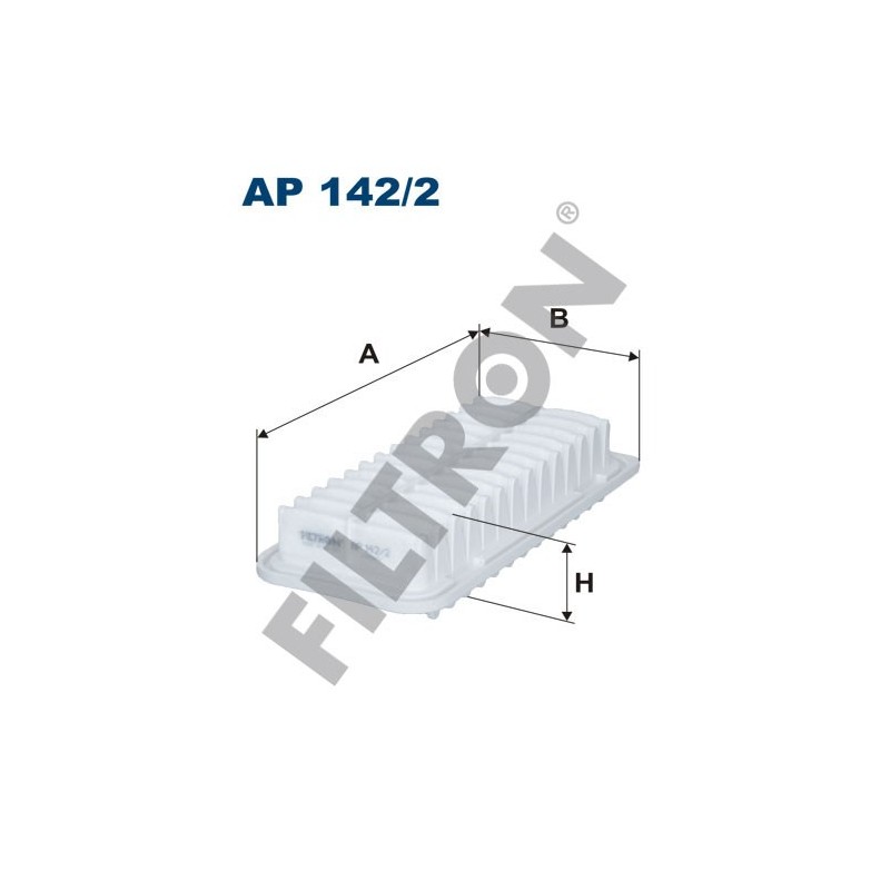 Filtro de Aire Filtron AP142/2 Daihatsu Charade II, Subaru Trezia, Toyota Verso-S, Yaris II, Yaris III, Yaris/Yaris Verso