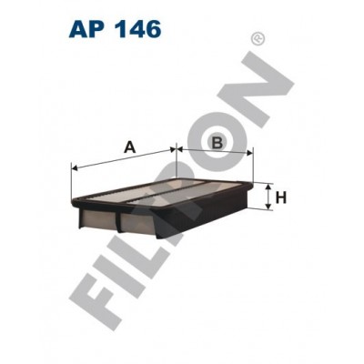 Filtro de Aire Filtron AP146 Toyota Camry FF, Carina E/FF, Celica, Corolla IV (79-83), Corolla V (83-88), Corolla VI (87-93)