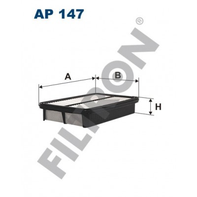 Filtro de Aire Filtron AP147 Daihatsu Terios, Toyota Carina FF, Carina II, Celica, Celica II, Corolla VI (87-93)