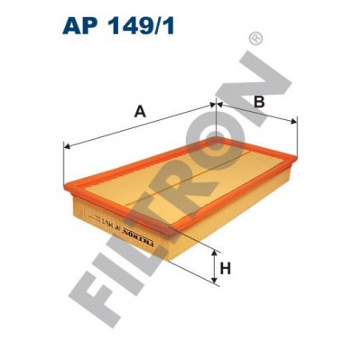 Filtro de Aire Filtron AP149/1 Audi A3 (8L1), TT (8N), Seat Leon I, Toledo II, Skoda Octavia, Volkswagen Bora, Golf IV