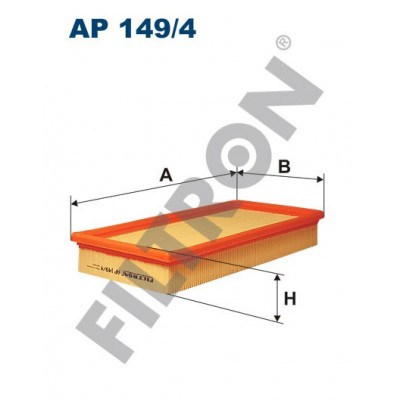 Filtro de Aire Filtron AP149/4 Seat Cordoba III, Ibiza IV, Skoda Fabia, Roomster, Volkswagen Polo IV