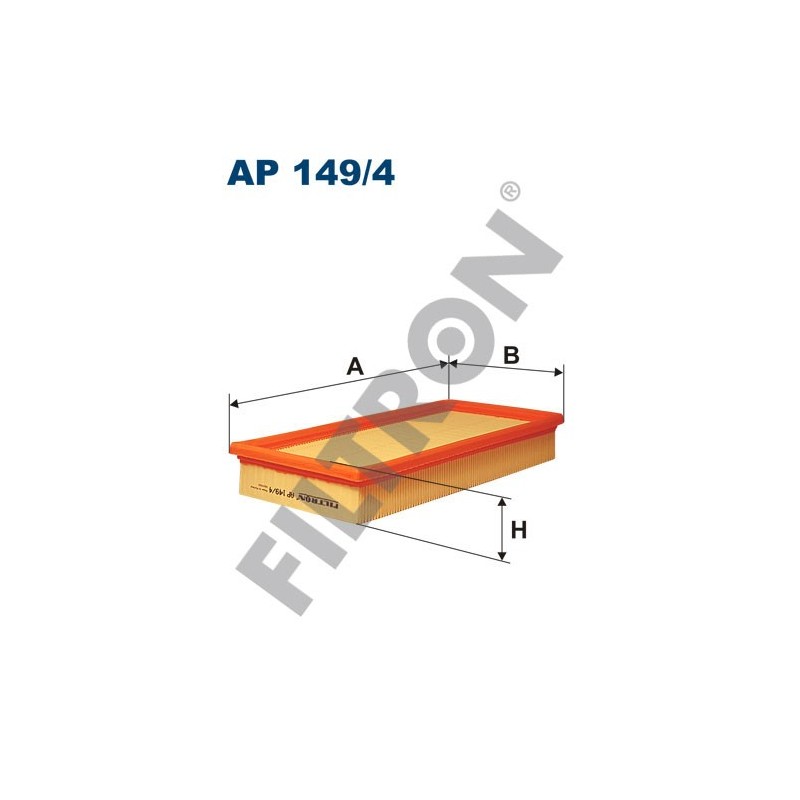 Filtro de Aire Filtron AP149/4 Seat Cordoba III, Ibiza IV, Skoda Fabia, Roomster, Volkswagen Polo IV