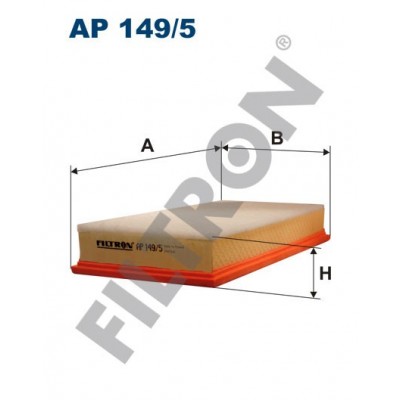 Filtro de Aire Filtron AP149/5 Audi A3 (8L1), TT (8N), Seat Leon I, Toledo II, Skoda Octavia, Volkswagen Bora, Golf IV