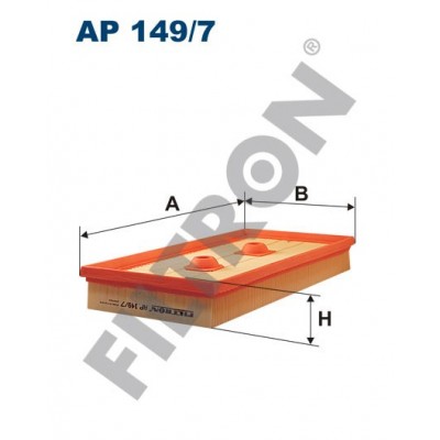 Filtro de Aire Filtron AP149/7 Audi A3 II (8P1/8PA), Skoda Octavia II, Volkswagen Eos, Golf V, Jetta II, Passat (3C2/3C5)