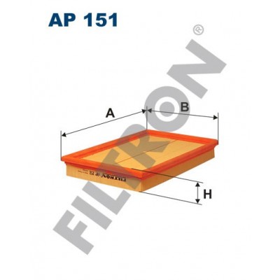 Filtro de Aire Filtron AP151 Ford Fiesta Courier II, Fiesta IV (96-02), Puma