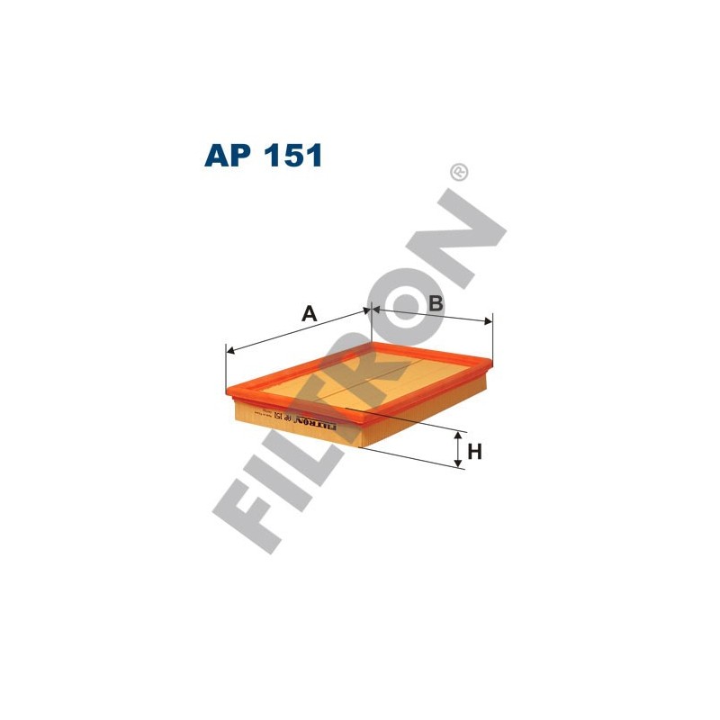 Filtro de Aire Filtron AP151 Ford Fiesta Courier II, Fiesta IV (96-02), Puma