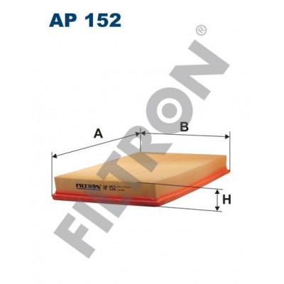 Filtro de Aire Filtron AP152 Opel Speedster, Vectra B, Vauxhall Speedster, Vectra MK1, VX 220 (Speedster)