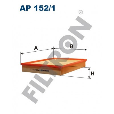 Filtro de Aire Filtron AP152/1 Opel Signum, Vectra C, Vauxhall Signum, Vectra MK2