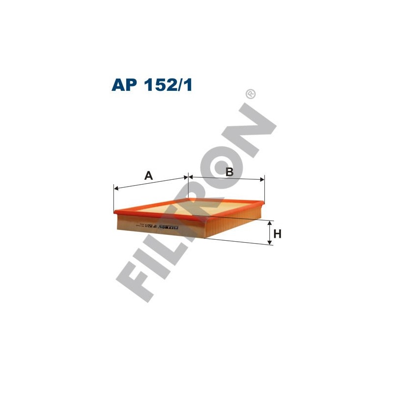 Filtro de Aire Filtron AP152/1 Opel Signum, Vectra C, Vauxhall Signum, Vectra MK2