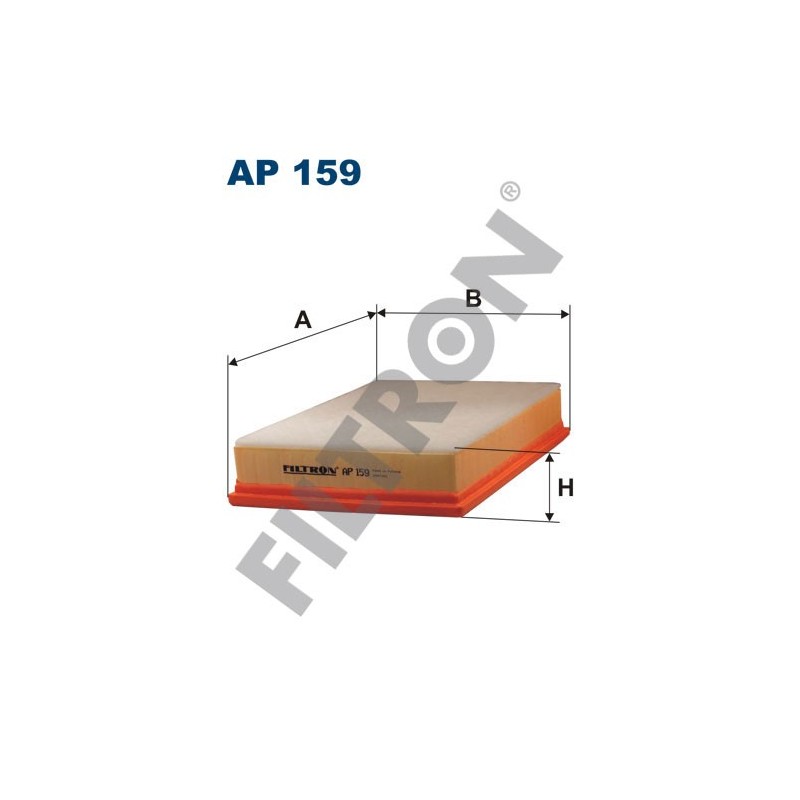 Filtro de Aire Filtron AP159 Ford Galaxy I, Seat Alhambra, Volkswagen Sharan