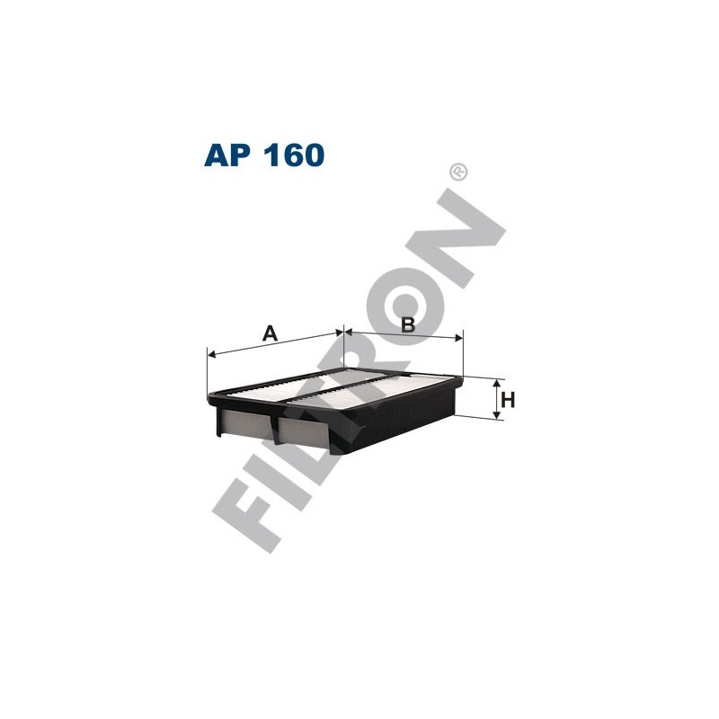 Filtro de Aire Filtron AP160 Chevrolet Prizm, Mazda Xedos 9, Toyota Corolla VII (92-97), Corolla VIII (97-01)