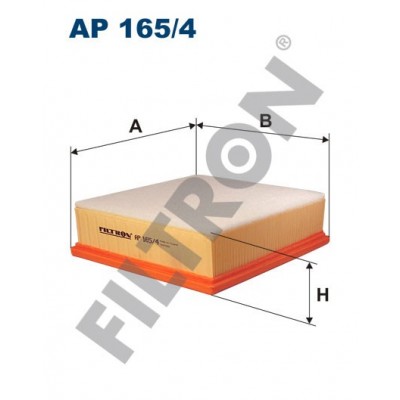 Filtro de Aire Filtron AP165/4 Ford Focus II, Kuga, Mondeo IV (07-), S-Max, Volvo C30, C70 II (Cabrio), S40 II, S80 II, V50