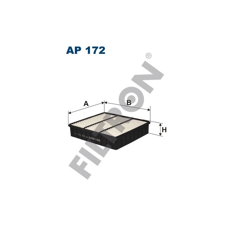 Filtro de Aire Filtron AP172 Mitsubishi Colt IV, Lancer V, Proton Coupe, Persona 300, Persona 400, Satria, Wira/Putra