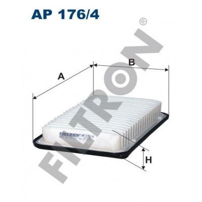 Filtro de Aire Filtron AP176/4 Opel Agila II, Suzuki Splash, Vauxhall Agila II