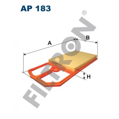 Filtro de Aire Filtron AP183 Seat Arosa, Cordoba, Cordoba II, Cordoba III, Ibiza II, Ibiza III, Ibiza IV, Inca, Leon I