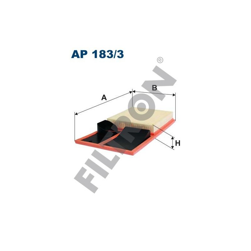 Filtro de Aire Filtron AP183/3 Seat Altea, Cordoba III, Ibiza IV, Ibiza V, Leon II, Skoda Fabia, Fabia II, Octavia II, Praktik