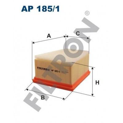 Filtro de Aire Filtron AP185/1 Dacia, Nissan, Opel, Renault Clio II, Clio Symbol (RO), Espace III (96-02), Kangoo, Laguna I/II