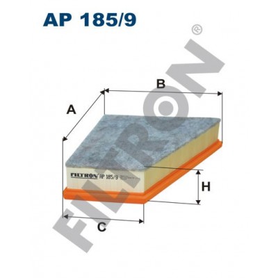 Filtro de Aire Filtron AP185/9 Renault Twingo II