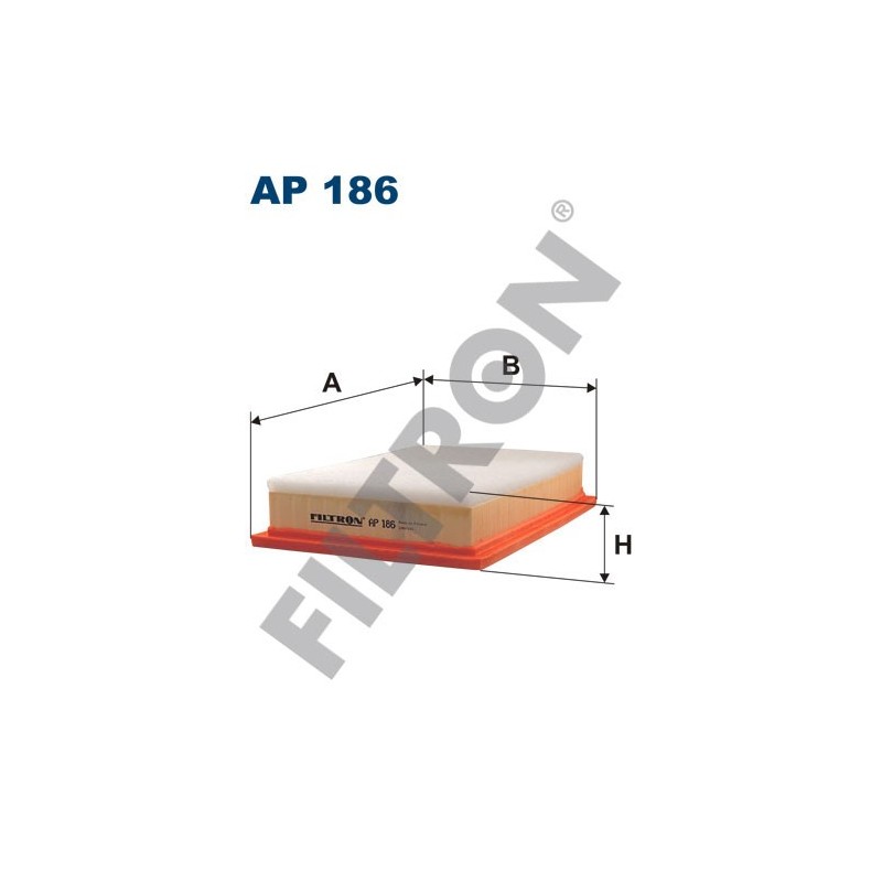 Filtro de Aire Filtron AP186 Ford Galaxy I, Seat Alhambra, Volkswagen Sharan