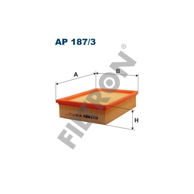 Filtro de Aire Filtron AP187/3 Rover 200, Rover 400 (MK1), Rover Tourer