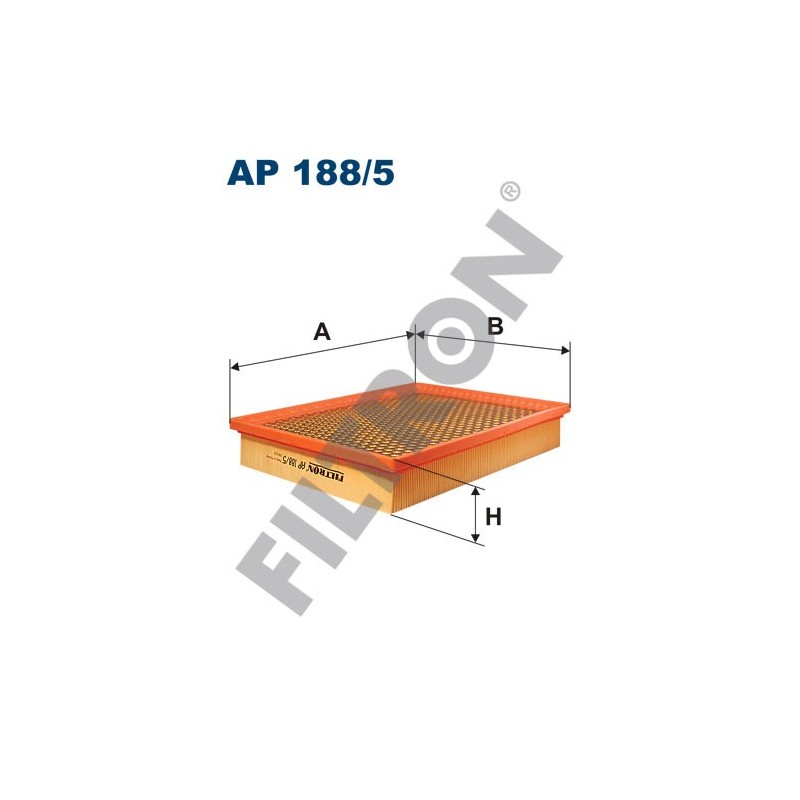 Filtro de Aire Filtron AP188/5 Opel Signum, Vectra C, Saab 9-3 (II/YS3F), Vauxhall Signum, Vectra MK2