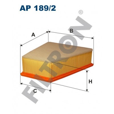 Filtro de Aire Filtron AP189/2 Seat Cordoba III, Ibiza IV, Ibiza V, Skoda Fabia, Fabia II, Praktik, Roomster, Volkswagen Fox
