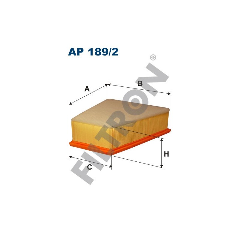 Filtro de Aire Filtron AP189/2 Seat Cordoba III, Ibiza IV, Ibiza V, Skoda Fabia, Fabia II, Praktik, Roomster, Volkswagen Fox