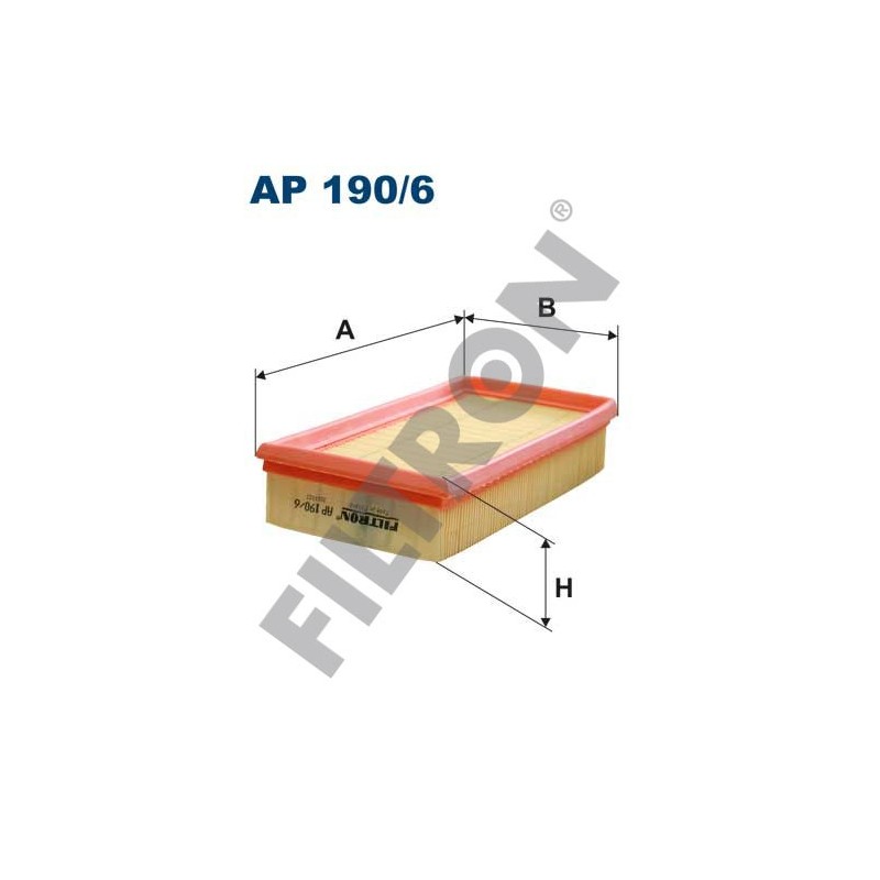 Filtro de Aire Filtron AP190/6 Opel Agila II, Suzuki Splash, Swift III, Vauxhall Agila II