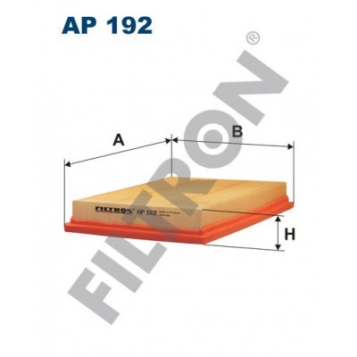 Filtro de Aire Filtron AP192 Ford Fiesta V (02-), Fusion/Fusion Plus, Mazda 2, Mini Cooper, Mini One