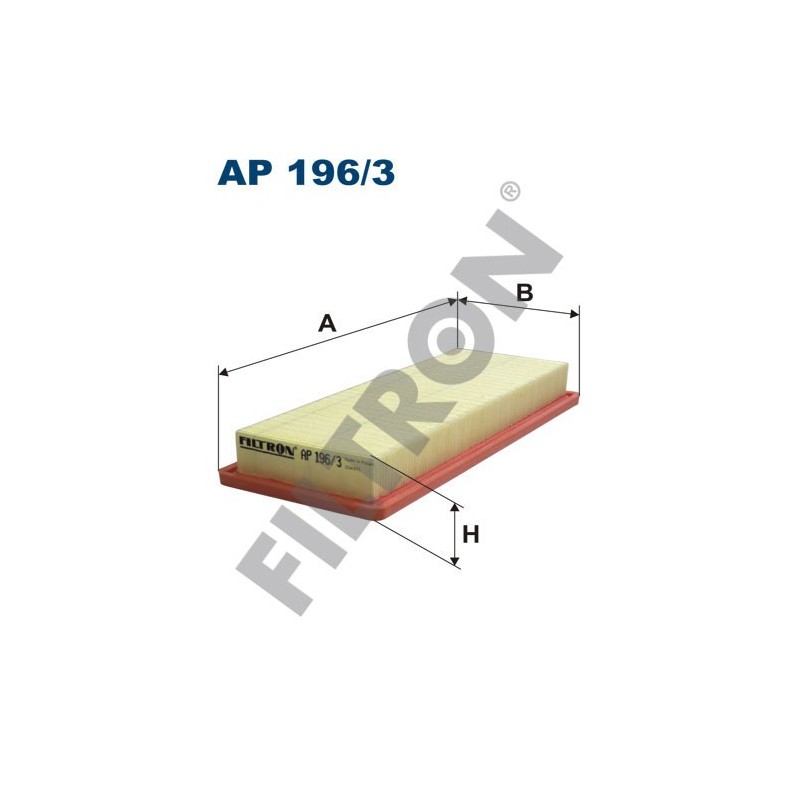 Filtro de Aire Filtron AP196/3 Citroën C4, C4 Picasso, Mini Cooper II, Peugeot 207, 3008, 308