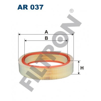 Filtro de Aire Filtron AR037 Mercedes 260, 300, E (W/R/C/S124)