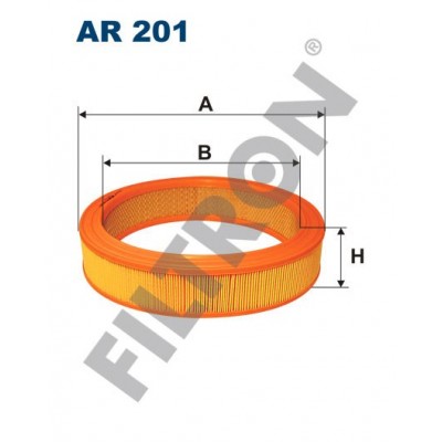 Filtro de Aire Filtron AR201 Audi 100, 50, 80, Seat Arosa, Cordoba, Ibiza II/III, Inca, Skoda Favorit, Felicia, Forman, Octavia