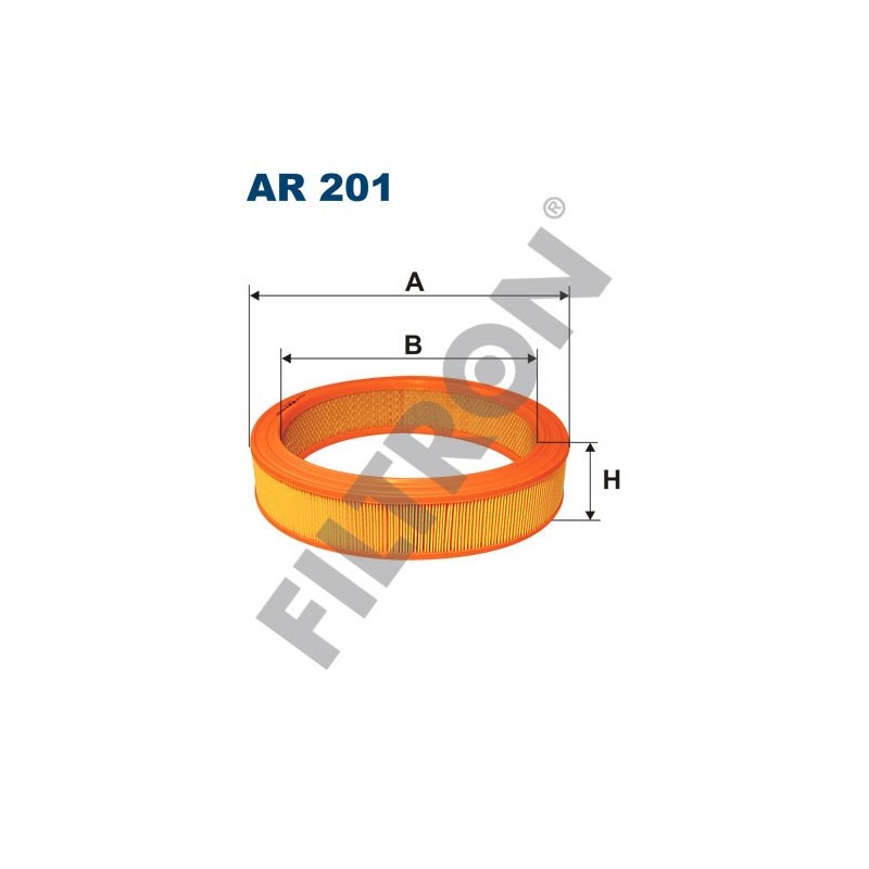 Filtro de Aire Filtron AR201 Audi 100, 50, 80, Seat Arosa, Cordoba, Ibiza II/III, Inca, Skoda Favorit, Felicia, Forman, Octavia