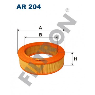 Filtro de Aire Filtron AR204 Evobus (Mercedes Bus/Setra) O 309, Mercedes 2T, 3T, 4T, 200, 220, 240, 300