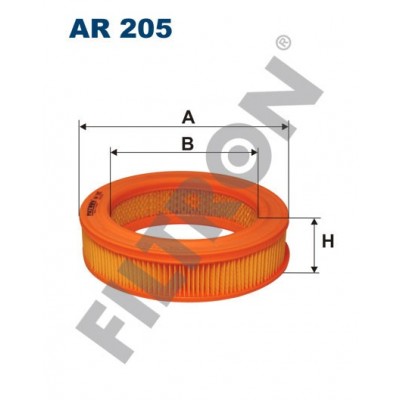 Filtro de Aire Filtron AR205 Daihatsu Leeza, Ford Cortina, Escort I (68-76), Escort II (73-81), Escort III (80-85)