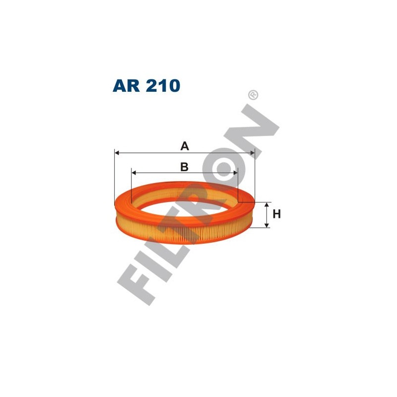 Filtro de Aire Filtron AR210 BMW Serie 3 (E21), Serie 3 (E30), Serie 5 (E12), Serie 5 (E28)