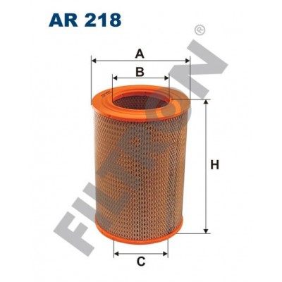 Filtro de Aire Filtron AR218 Steinbock DFG, TFG, Mercedes 240, 250, 280, 300, Porsche 911 (63-90)