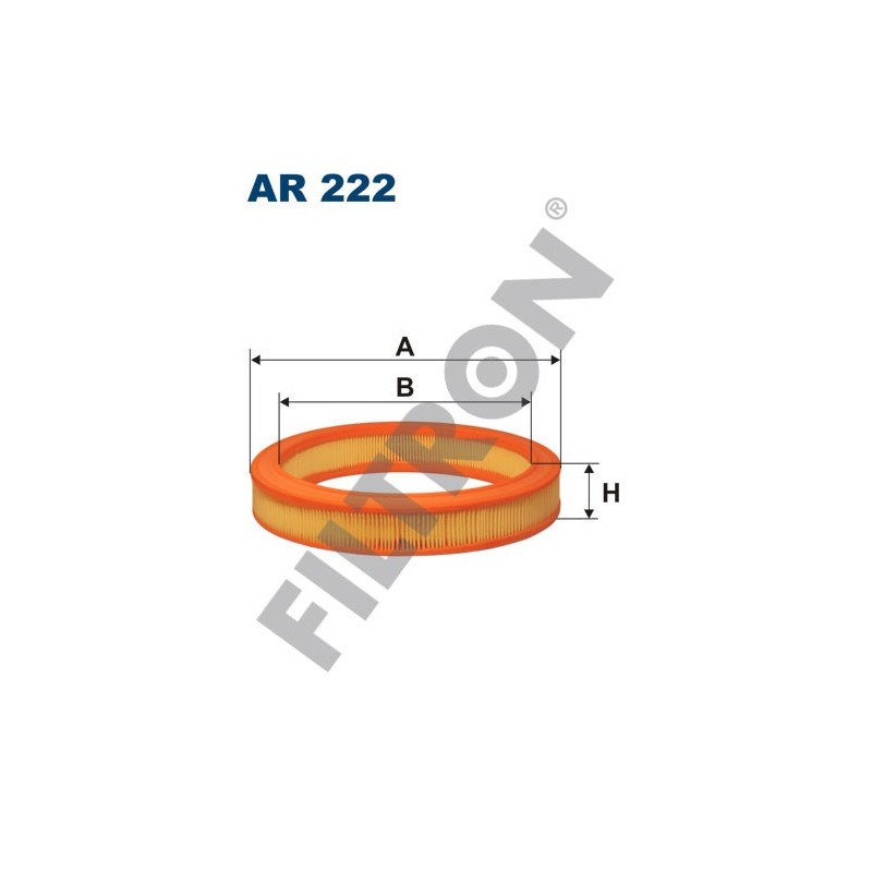 Filtro de Aire Filtron AR222 Ford Escort IV (85-90), Fiesta II (83-89), Orion