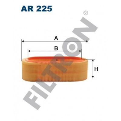 Filtro de Aire Filtron AR225 Metro-Cammell-Weymann Taxi Cab/Metrocab, Ford Tourneo, Transit (86), Transit (92)