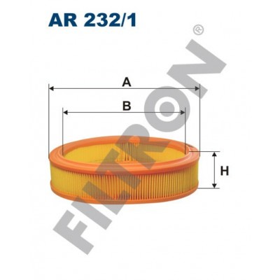 Filtro de Aire Filtron AR232/1 Fiat Doblo I, Punto I, Punto II