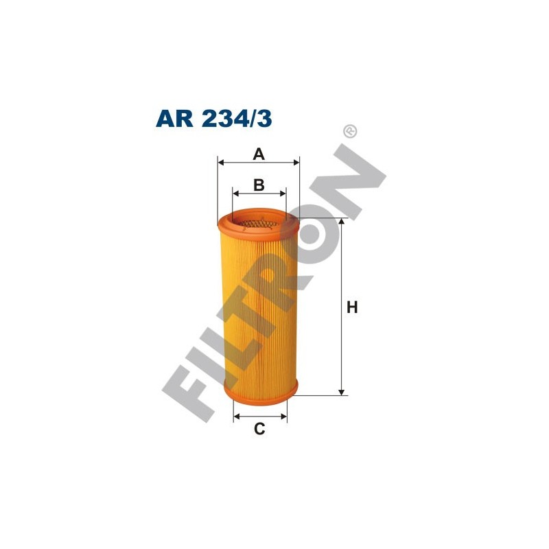 Filtro de Aire Filtron AR234/3 Fiat Doblo I