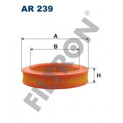 Filtro de Aire Filtron AR239 Daihatsu Cuore, Domino, Innocenti Mini, Nissan Cabstar, Cherry, Datsun, Prairie, Sunny