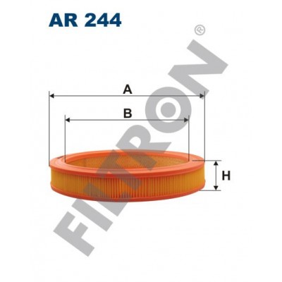 Filtro de Aire Filtron AR244 Dacia Duster, Renault Fuego, R18, Volvo 340, 343, 345