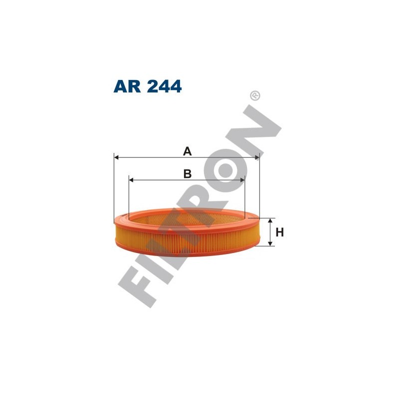 Filtro de Aire Filtron AR244 Dacia Duster, Renault Fuego, R18, Volvo 340, 343, 345