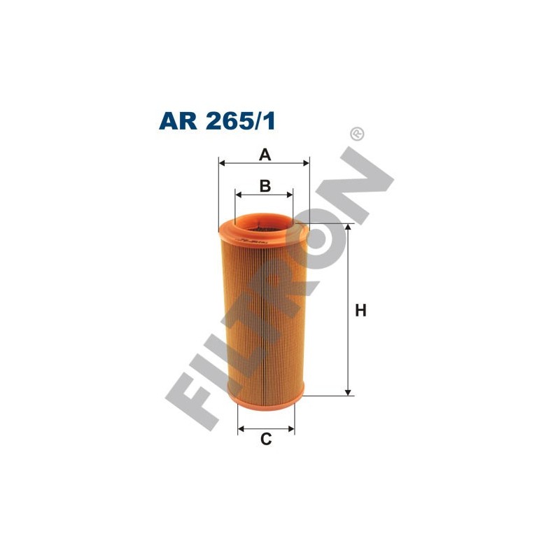 Filtro de Aire Filtron AR265/1 Audi A2 (8Z0), Seat Arosa, Cordoba, Volkswagen Lupo, Polo II (81-94), Polo III