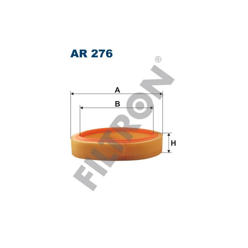 Filtro de Aire Filtron AR276 Honda Accord II (83-85), Renault Clio, Express, Megane, R11, R19, R19 Chamade, R21, R5 II, R9