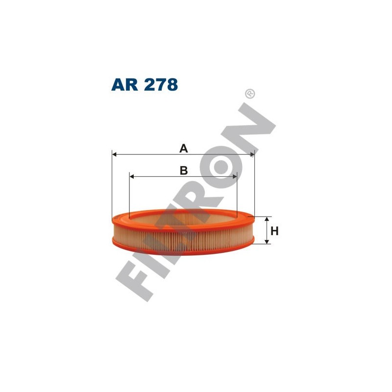 Filtro de Aire Filtron AR278 Honda Civic III, CRX (Civic CRX), Integra, Rover 200, Suzuki Swift I, Swift II