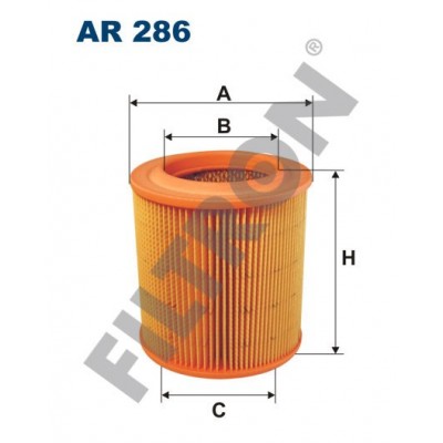 Filtro de Aire Filtron AR286 Daf 200, Leyland-Daf 200, 400, FSO Polonez, Landrover Range Rover I, LDV Limited 200, Pilot