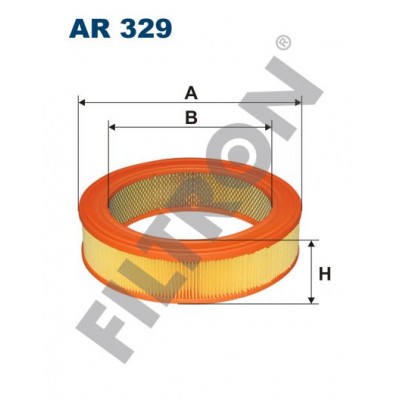 Filtro de Aire Filtron AR329 Hyundai Exel, Pony, Mitsubishi Colt I, Colt II, Colt III, Cordia, Lancer III, Tredia, Proton